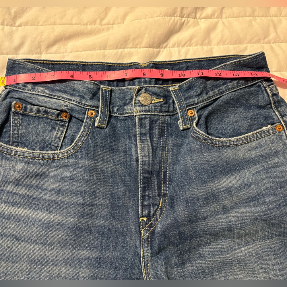 Distressed Blue Jeans - Picture 8 of 11